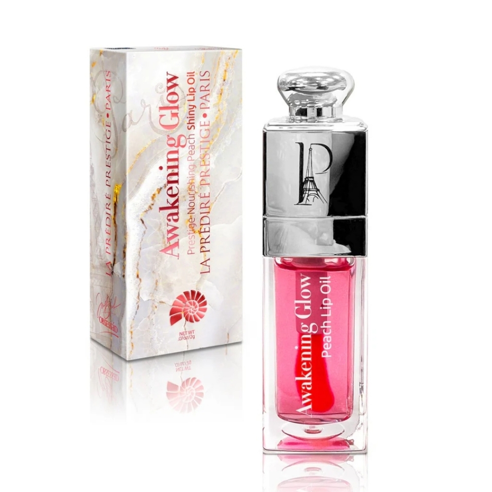 NIB-Awakening Glow Nourishing Peach Shiny Lip Oil
